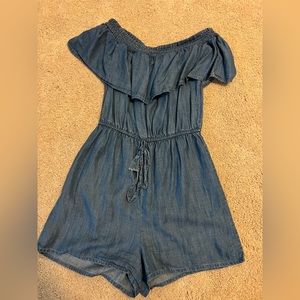 Harper heritage Jean wash romper